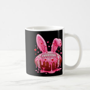 Bunny ears american football fan funny easter bunn coffee mug