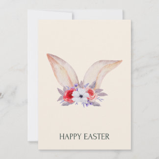 Bunny Ears Easter Party Invitation