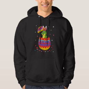 Bunny Ears Eggs Costume Cute Easter Day Graphic Cr Hoodie