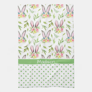 Bunny Ears & Eggs Tea Towel