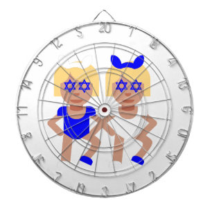 bunny ears hanukkah dartboard