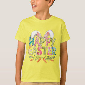 Bunny Ears Happy Easter T-Shirt