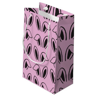Bunny Ears Multi Print  Small Gift Bag