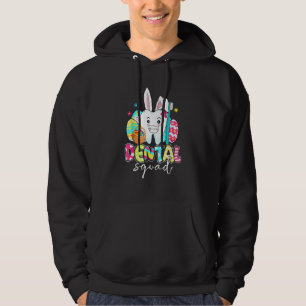 Bunny Ears Rabbit Cute Tooth Dental Squad Happy Ea Hoodie