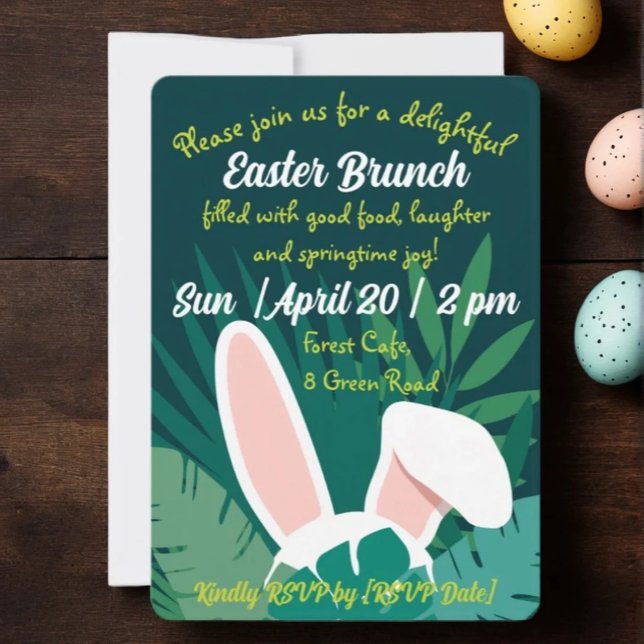Bunny Ears Spring Gathering  Invitation (Creator Uploaded)