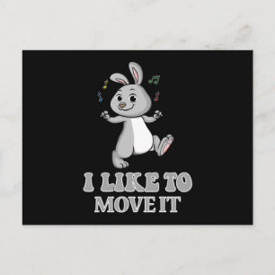 Bunny Easter Bunny Rabbit Funny Cute Gift Idea Postcard