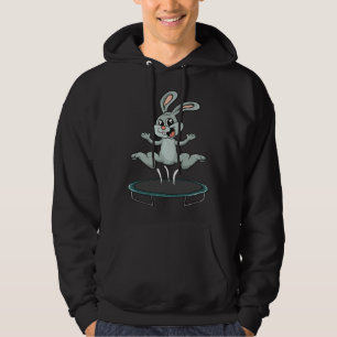 Bunny Easter Bunny Trampoline Party Hoodie