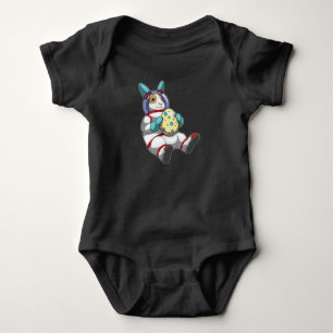 Bunny Easter Easter egg Astronaut Baby Bodysuit