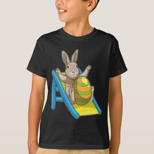 Bunny Easter Easter egg Slide T-Shirt (Front)