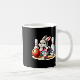 Bunny Easter Egg Costume Bowling Player Costume Ki Coffee Mug