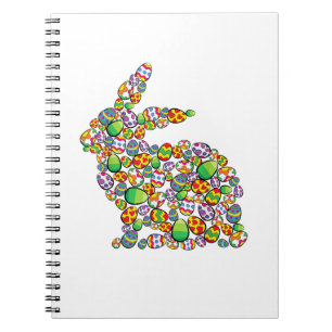 Bunny Easter Egg Hunting Cute Rabbit Spring  Notebook