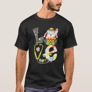Bunny Easter Outfits Scrub Stethoscope Nurse Life  T-Shirt