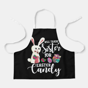 Bunny Eat Chocolate Eggs Will Trade Sister Apron