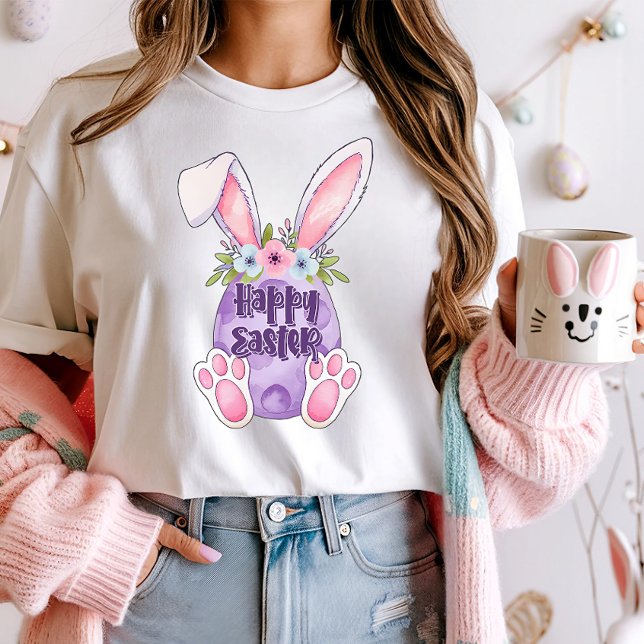 Bunny & Egg Happy Easter T-Shirt (Creator Uploaded)