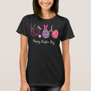Bunny Egg Lungs Respiratory Nurse Therapist Happy T-Shirt