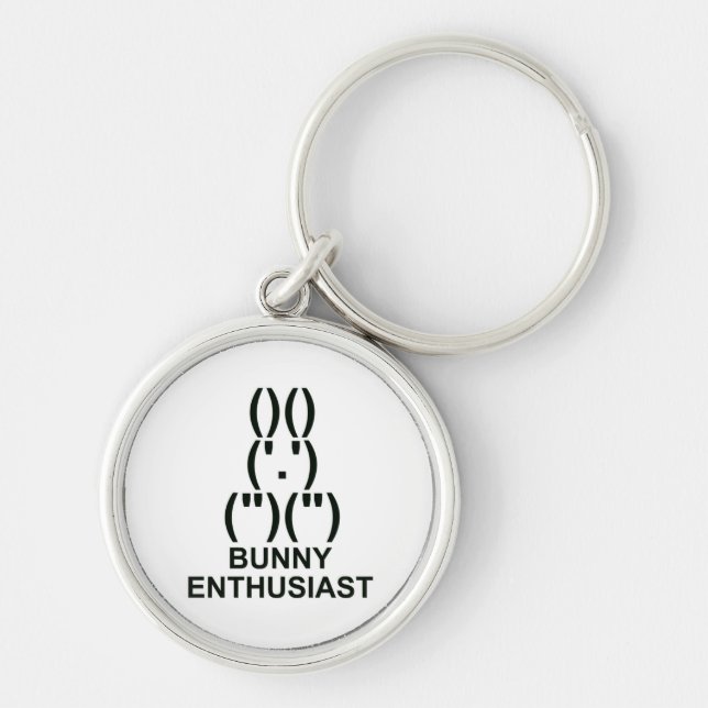 Bunny Enthusiast Key Ring (Front)