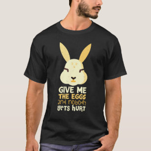 Bunny Face Cute Happy Easter Festival Chocolate Bu T-Shirt