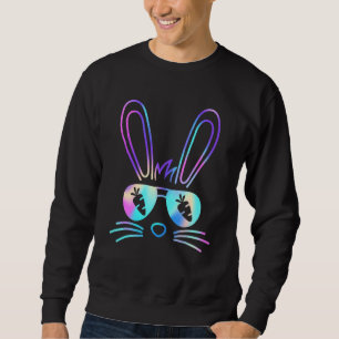 Bunny Face Easter Day Sunglasses Carrot For Boys G Sweatshirt