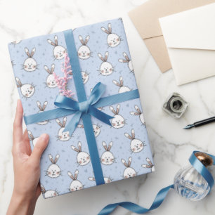 Bunny Face Easter Wrapping Paper – Cute & Festive!