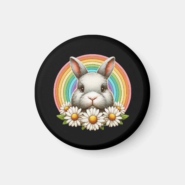Bunny Face Magnet (Front)