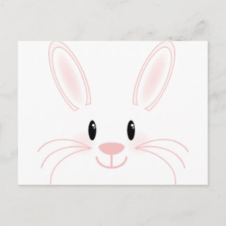 Bunny Face Postcard