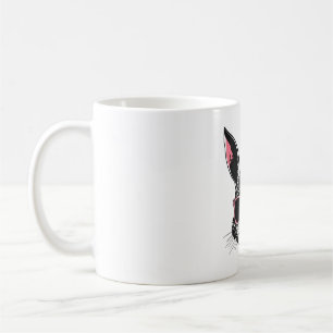 Bunny Face With Sunglasses Easter Day For Boys Men Coffee Mug