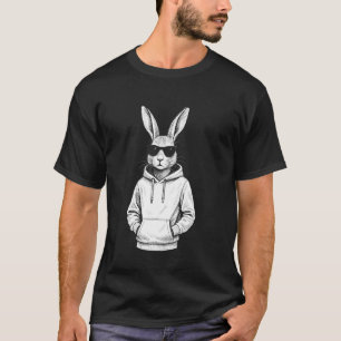 Bunny Face With Sunglasses Rabbit for Boys Men Kid T-Shirt