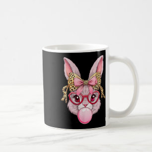 Bunny Face With Sungles For Boys Men Kids Easter D Coffee Mug