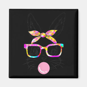 Bunny Face With Sungles For Boys Men Kids Easter D Magnet