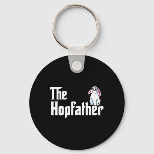 Bunny Father Funny Rabbit Lover Whisperer Easter D Key Ring
