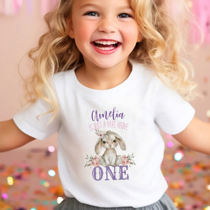 Bunny First Birthday Shirt