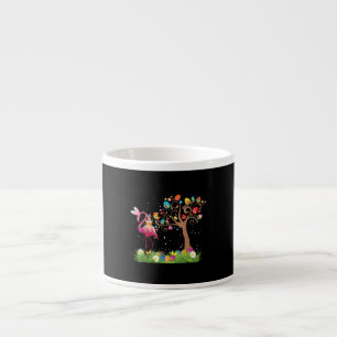 Bunny Flamingo Easter 2021 Cute Flamingo Lovers Espresso Cup