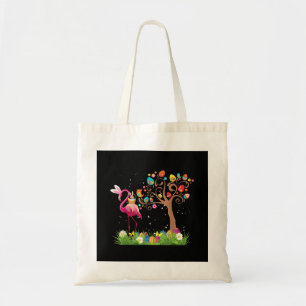 Bunny Flamingo Easter 2021   Cute Flamingo Lovers Tote Bag