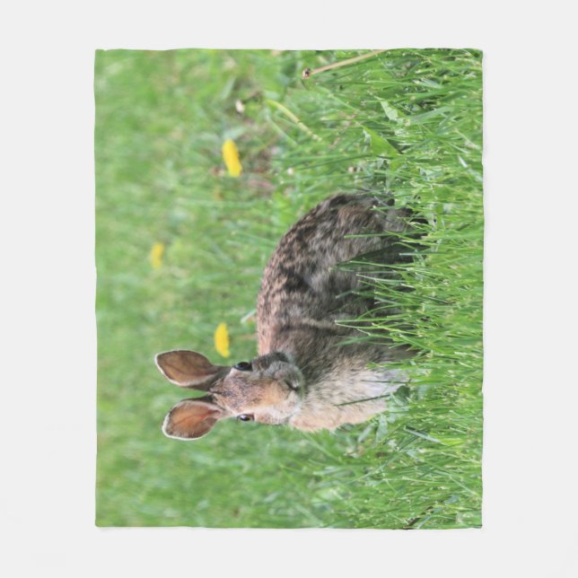 Bunny Fleece Blanket (Front)