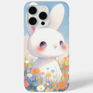 Bunny Flower Bliss iPhone 15 Pro Max Case
