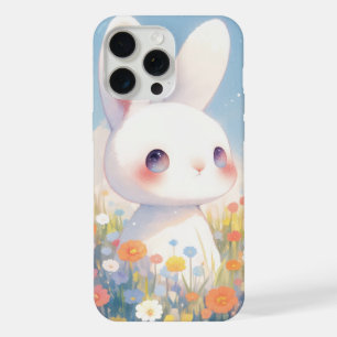 Bunny Flower Bliss iPhone 15 Pro Max Case