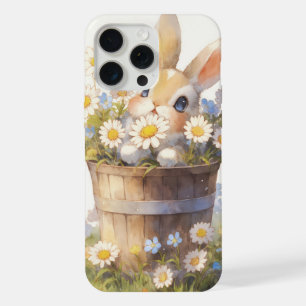Bunny Flower Hiding Place iPhone 15 Pro Max Case