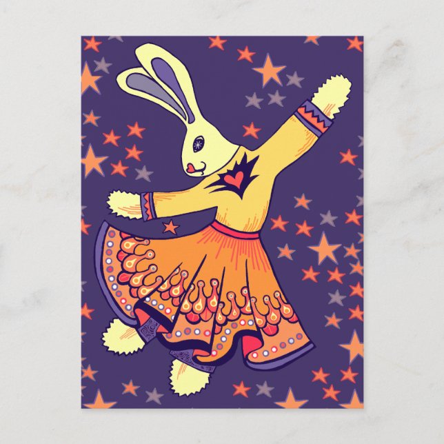 Bunny Freestyle Postcard (Front)