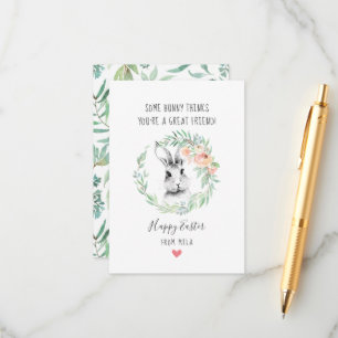 Bunny Friend Kids Easter Cards