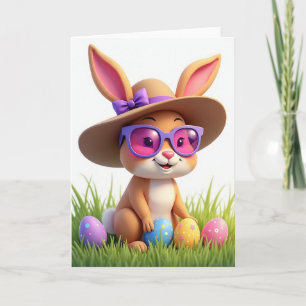 Bunny Friend Springtime Card