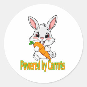 Bunny Fuel Classic Round Sticker