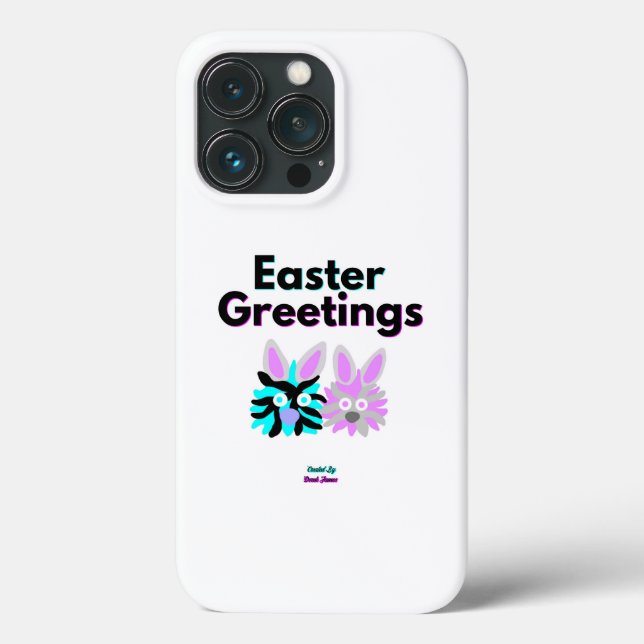 Bunny Fuzzies Apple iPhone 13 Pro Case (Back)