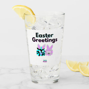 Bunny Fuzzies Glass Tumbler
