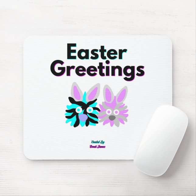 Bunny Fuzzies Mouse Pad (With Mouse)