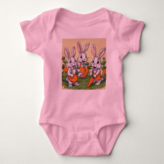 Bunny Garden Adventure| Bodysuits for kids
