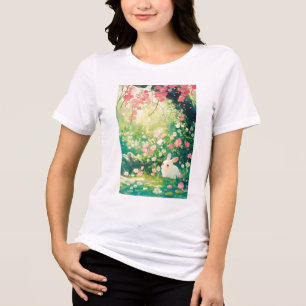 Bunny Garden of Dreams Tri-Blend Shirt