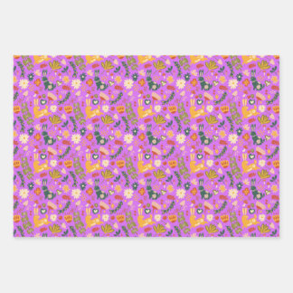 Bunny Garden Wrapping Paper Sheet