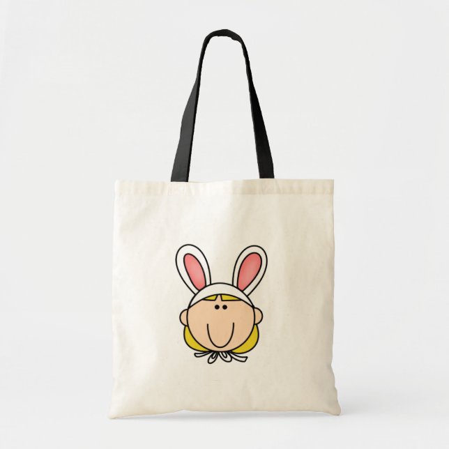 Bunny Girl Blonde T-shirts and Gifts Tote Bag (Front)