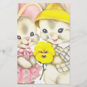 Bunny Girl+Boy Stationery