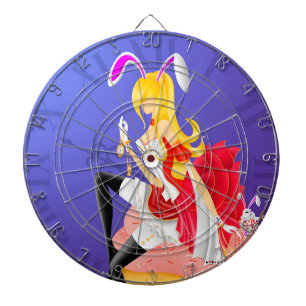 Bunny Girl on Cupcake Dartboard